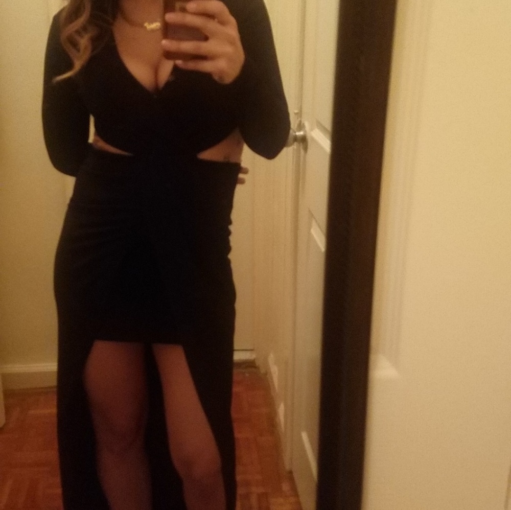 Windsor Long Black Dress